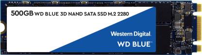 WD Blue 3D 500 GB Laptop Internal Solid State Drive (SSD) (WDS500G2B0B)  (Interface: SATA III, Form Factor: M.2)