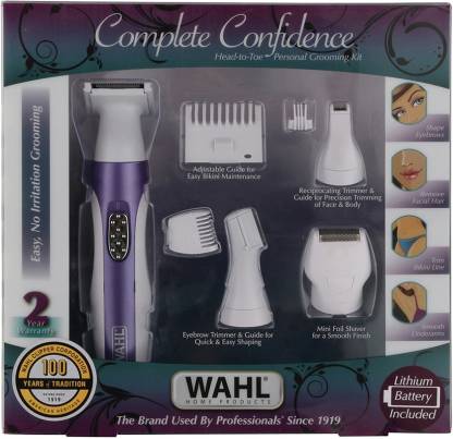 WAHL 05604-324 Women Complete Confidence Cordless Grooming Kit