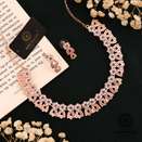 Brass Jewel Set (Rose Gold, Brown, White)