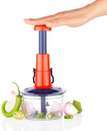 Hand Push Chopper 650 ML with Stainless Steel Blades Vegetable & Fruit Chopper (… more