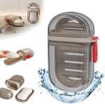 SWAPKART Travel Soap Box, Transparent Soap Holder with Portable Soap Holder