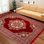 Red Cotton Carpet (155 cm X 210 cm)