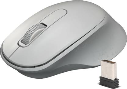 ZEBRONICS ZEB-AKO Wireless Optical Mouse (2.4GHz Wireless, Grey)