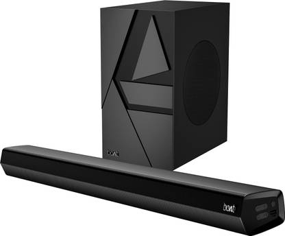 boAt Aavante Bar 2000 Pro with Wireless Subwoofer 200 W Bluetooth Soundbar (Premium Black, 2.1 Channel)