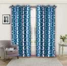 152 cm (5ft) Window Curtain (Blue)