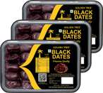 Golden Tree Selected Premium Black Dates, 100% Natural khajoor dry fruits, Boost… more