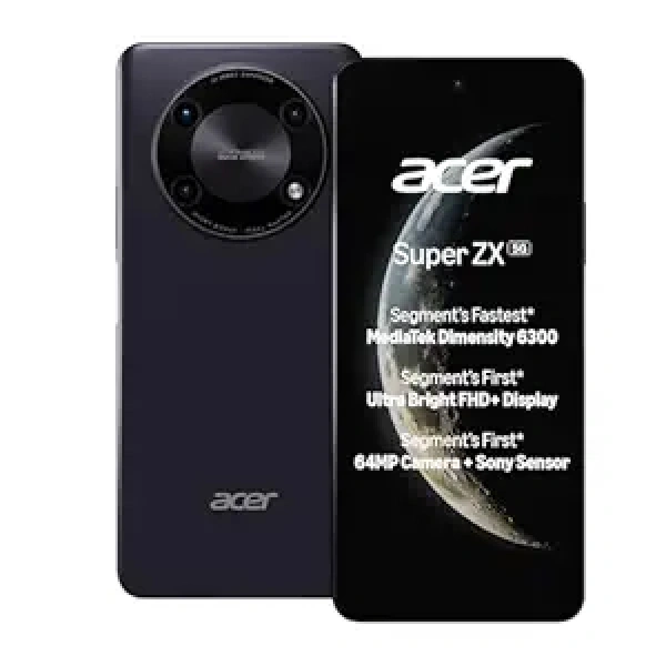 Acer Super ZX 5G (Lunar Blue, 8GB RAM, 128GB Storage) | 120 Hz
